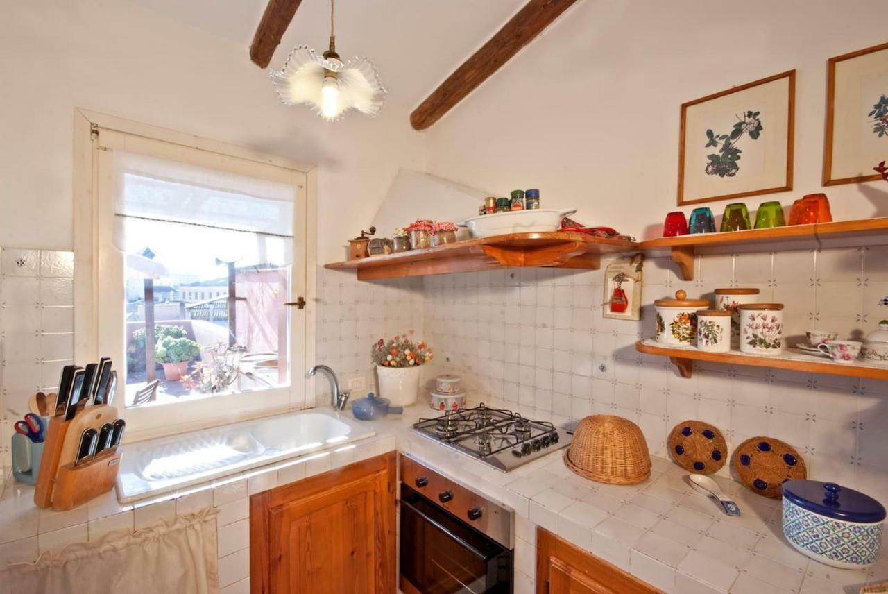 Attico In Centro Con Vista Della Torre - Cozy Penthouse Facing To The Tower Apartment Oristano Bagian luar foto
